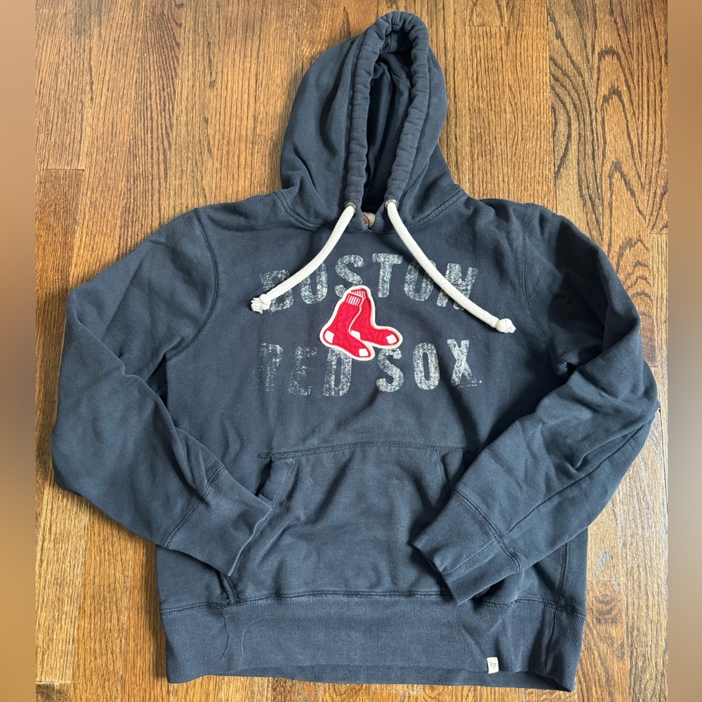 '47 Brand Navy Red Sox Hoodie